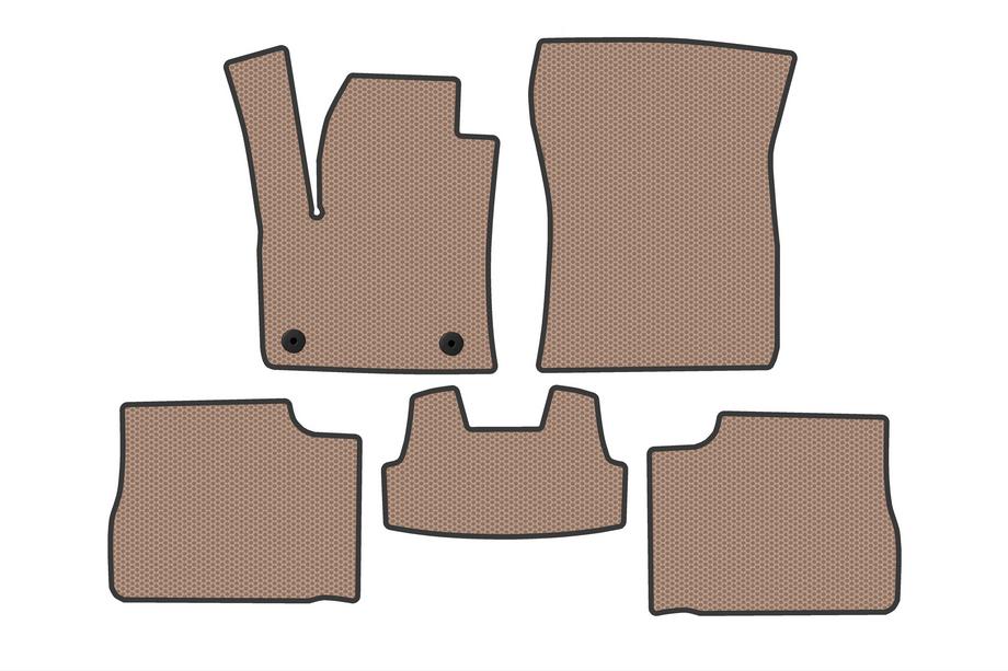Peugeot 2008 2019– Gummimattor till kupén Carsuit V2 (2023-, El, Beige) Image
