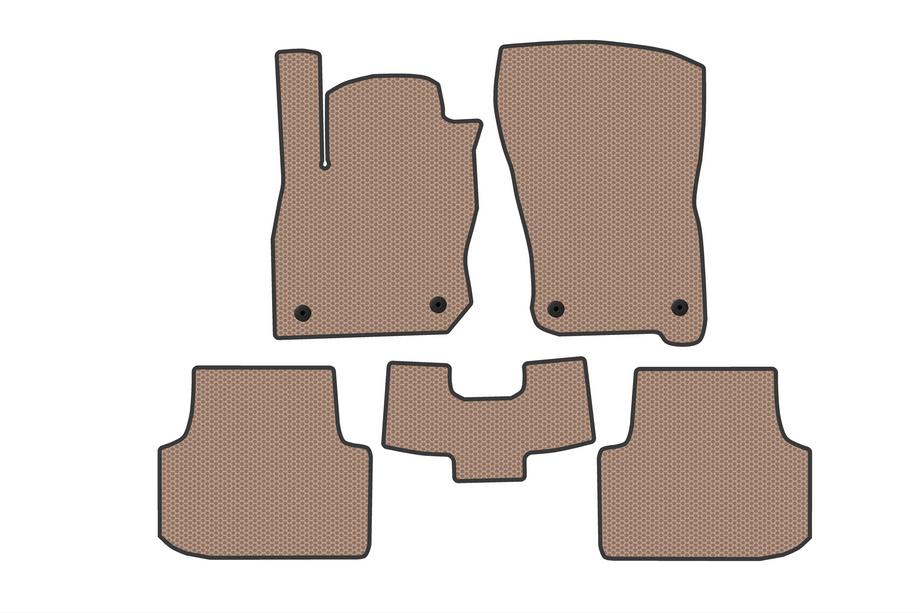 Seat Leon 2020– Gummimattor Carsuit (Beige) Foto 1