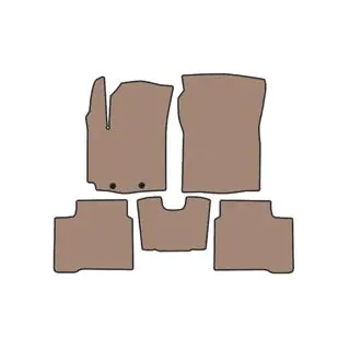 Gummimattor Carsuit (Beige) foto 1