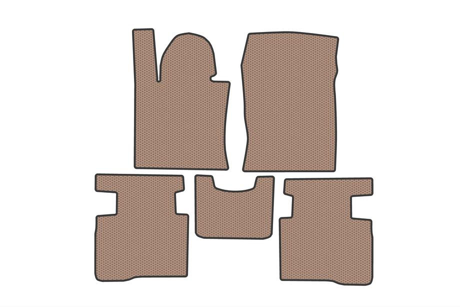 SsangYong Korando 2019– Gummimattor Carsuit (Beige) Image