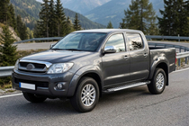 Toyota Hilux 2006–2015 Sidosteg Line (2 st, aluminium) foto 1