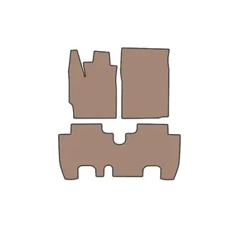 Gummimattor Carsuit (Beige)