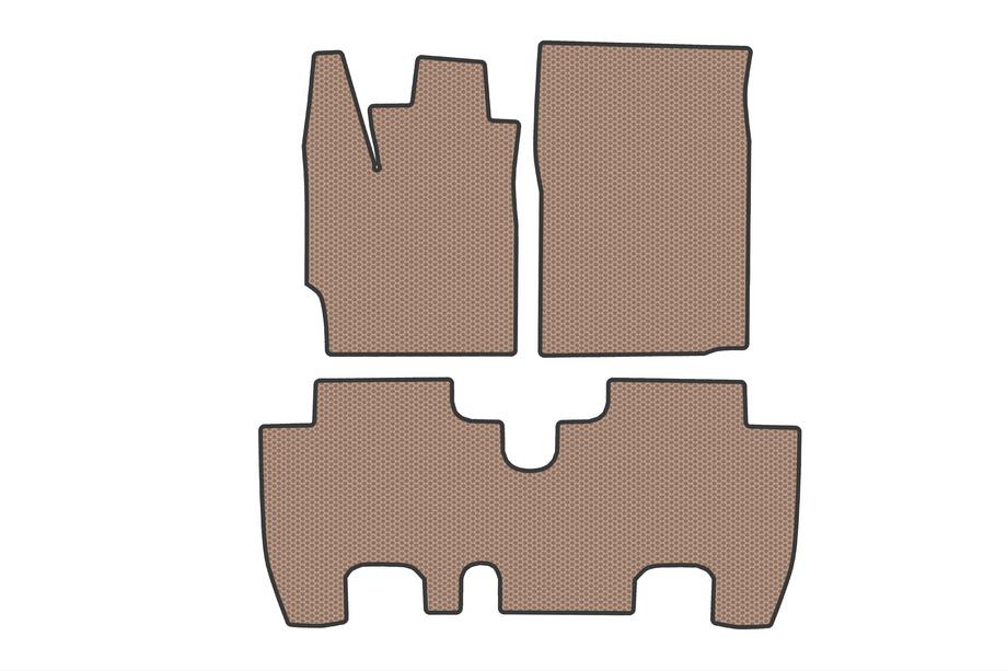 Toyota Urban Cruiser 2009–2014 Gummimattor Carsuit (Beige) Foto 1