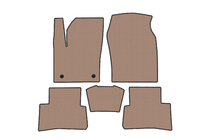 Toyota C-HR 2023– Gummimattor Carsuit (Beige) foto 1