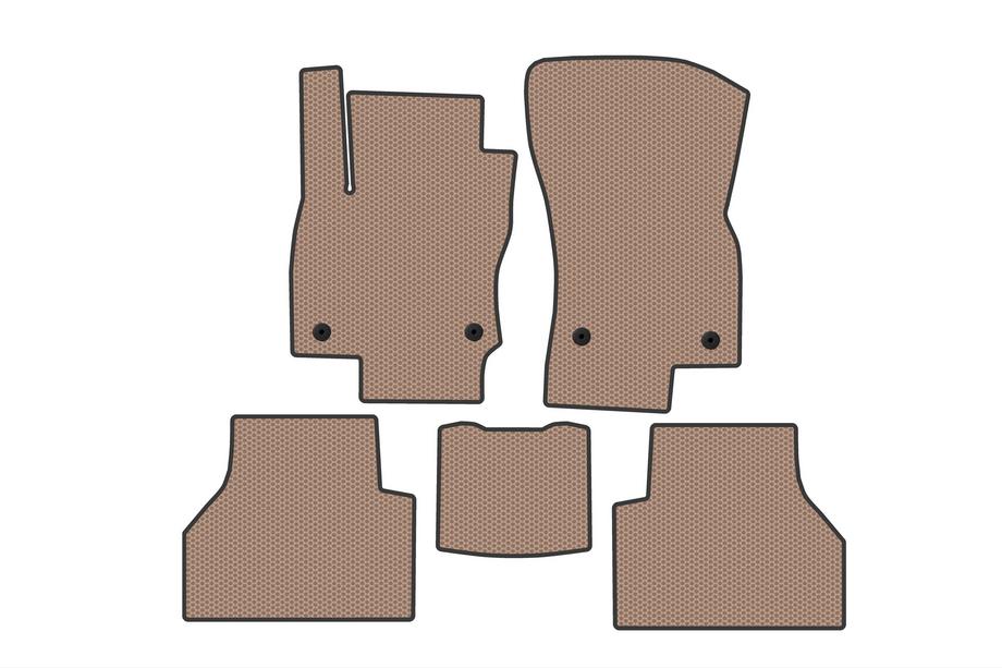 Volkswagen Caddy 2020– Gummimattor Carsuit (Beige) Image
