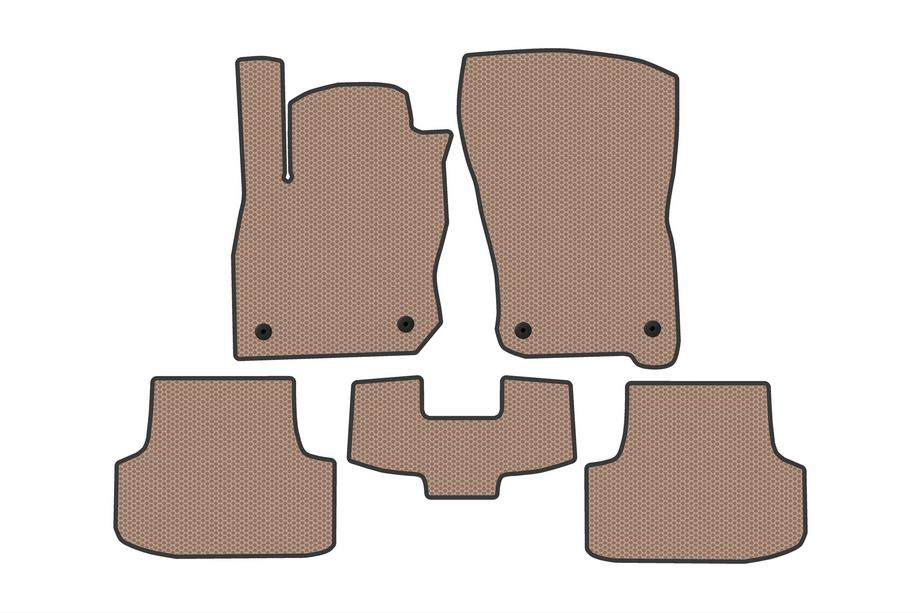 Volkswagen Golf 8 2019– Gummimattor Carsuit (HB, Beige) Image