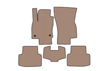 Volkswagen Taos/Tharu 2018–2024 Gummimattor Carsuit (Beige) foto 1