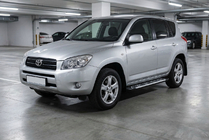 Toyota Rav 4 2006–2013 Sidosteg Sunrise (2 st, aluminium) foto 1