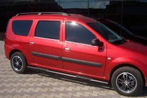 Lada Largus 2012– Sidorör Black (2 st, rostfritt stål) foto 3