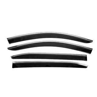 Vindavvisare med kromlist (4 st, Sunplex Chrome) Citroen C5 Aircross 2017–2025 foto 1