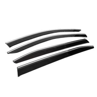 Vindavvisare med kromlist (4 st, Sunplex Chrome) Citroen C5 Aircross 2017–2025 foto 3