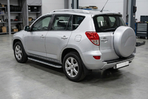 Toyota Rav 4 2006–2013 Sidosteg Tayga Grey (2 st, aluminium) foto 1
