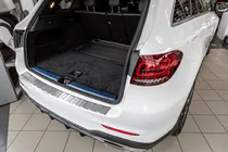 Mercedes GLC X253 2015–2022 Bakre stötfångarskydd Carmos (2019-2022, rostfritt stål) foto 3