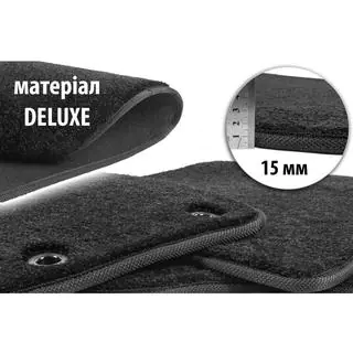 Textilmattor Deluxe (Svart)
