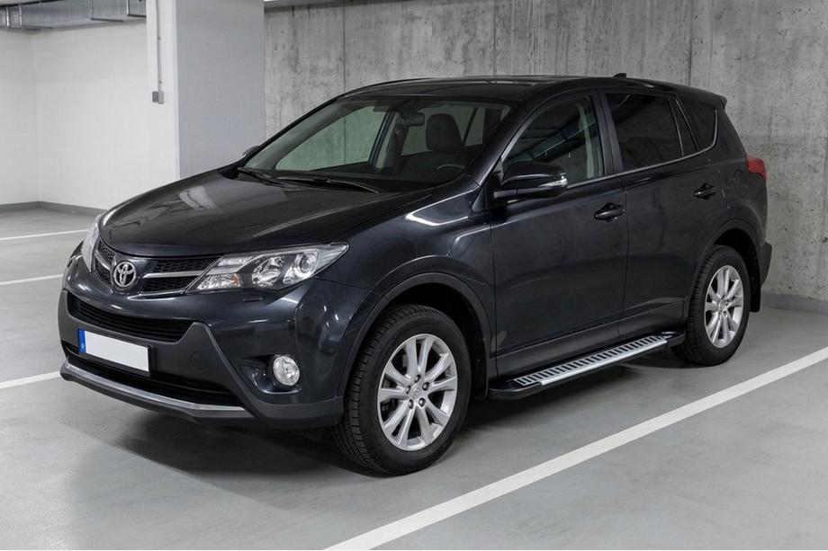 Toyota Rav 4 2013–2018 Sidosteg Line (2 st, aluminium) Image