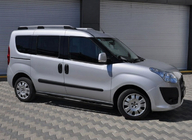 Opel Combo 2012–2018 Sidorör Black (2 st, rostfritt stål) 70 mm, standardfäste foto 3