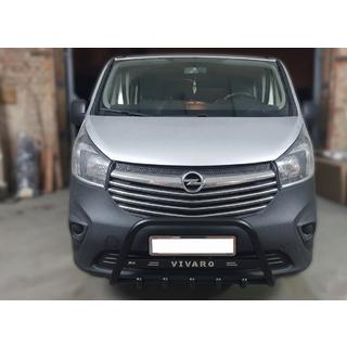 Frontbåge WT004 Black (rostfritt stål) Opel Vivaro 2015–2019 foto 2