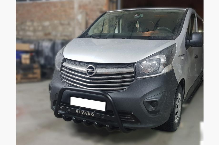 Opel Vivaro 2015–2019 Frontbåge WT004 Black (rostfritt stål) Image