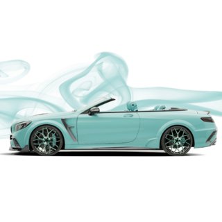 MNSR Carbon bodykit-kit (för S63 Cabrio 2017-2020, smidd kolfiber) foto 3