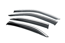 Mercedes E-class W210 1995–2002 Vindavvisare med kromlist Niken Luxury (4 st) foto 2