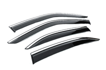 Mercedes E-class W210 1995–2002 Vindavvisare med kromlist Niken Luxury (4 st) foto 3