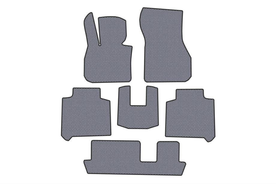 BMW 2-serien Active Tourer F45/F46 2014–2021 Carsuit gummimattor (3 rader, för F46, grå) Image