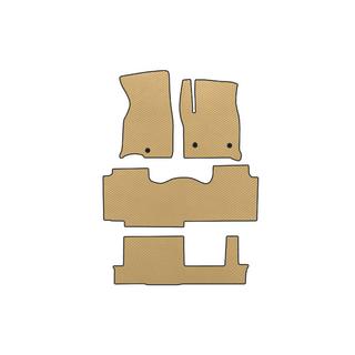 EVA-mattor (3 rader, beige)