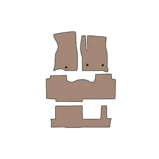 Gummimattor Carsuit (3 rader, Beige) foto 1