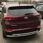 Hyundai Tucson TL 2016–2021 Bakre skyddsbåge AK002-2 (rostfritt stål) foto 1