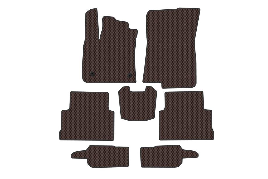 Dacia Jogger 2022– Gummimattor Carsuit (3 rader, brun) Image