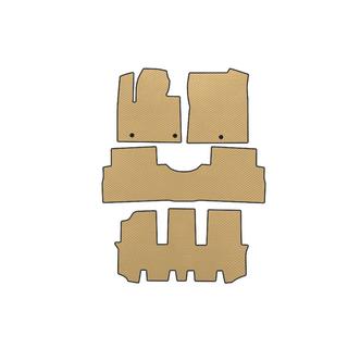 EVA-mattor (3 rader, beige) Hyundai Santa Fe 4 2018–2023