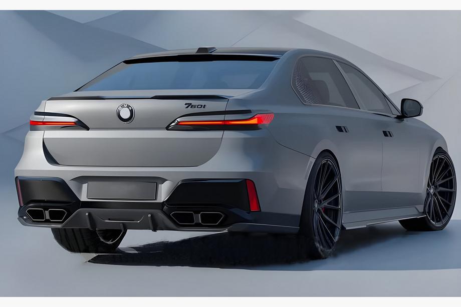 BMW 7-serie G70/G71 2022– Bakrutespoiler (visir) Image