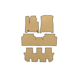 EVA-mattor (3 rader, beige)