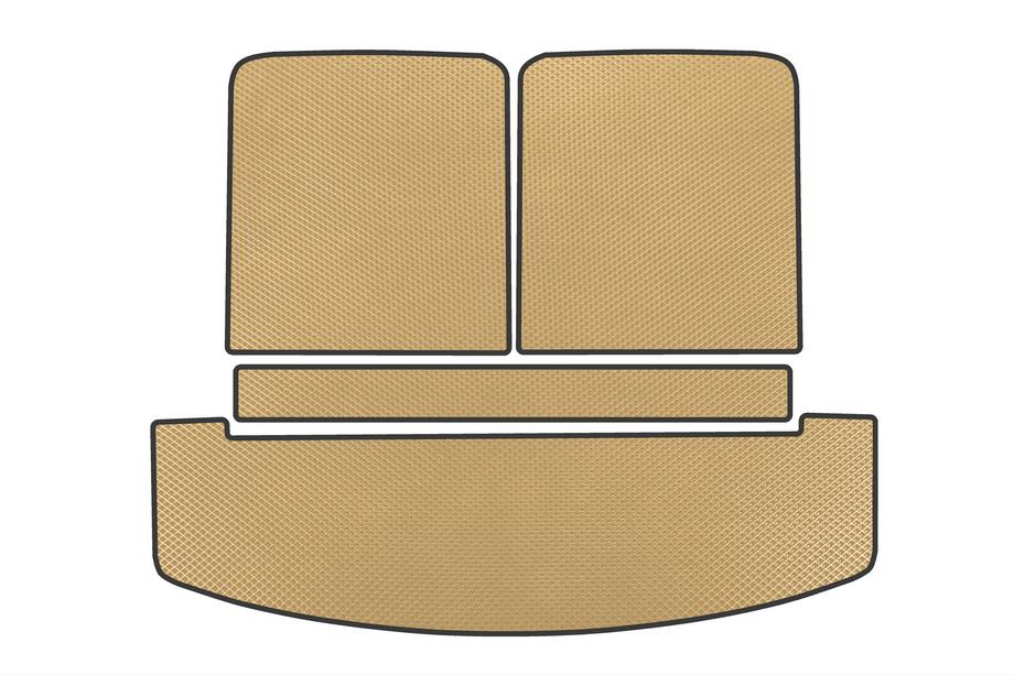 Hyundai Santa Fe 5 2023– EVA V2 bagagerumsmatta (Beige) Image