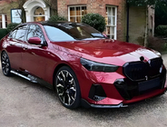 BMW 5/i5-serie G60/G60E/G61 2023– Frontläpp till främre stötfångare Lip Gloss Black (för M-Sport) foto 1