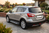 Suzuki SX4 S-Cross 2013–2016 Sidosteg Sunrise (2 st, aluminium) foto 1