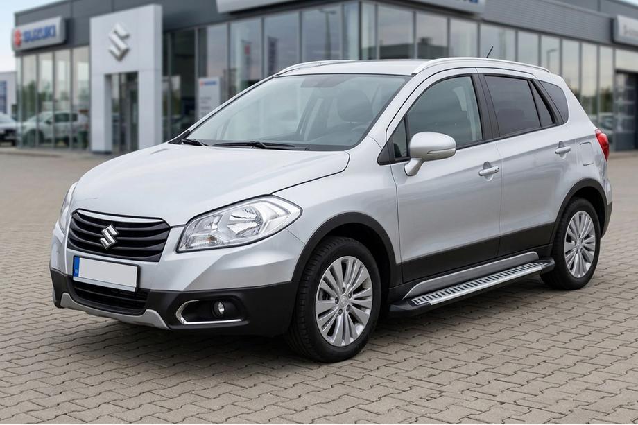 Suzuki SX4 S-Cross 2013–2016 Sidosteg Line (2 st, aluminium) Image