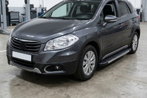 Suzuki SX4 S-Cross 2013–2016 Sidosteg Duru (2 st, aluminium) foto 1