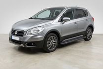 Suzuki SX4 S-Cross 2013–2016 Sidosteg Bosphorus Black (2 st, aluminium) foto 1