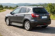 Suzuki SX4 S-Cross 2013–2016 Sidosteg Rainbow (2 st, aluminium) foto 1