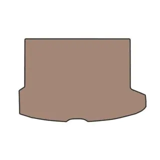 Gummimatta till bagageutrymmet (Beige)