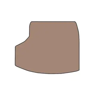 Gummimatta till bagageutrymmet (Beige)
