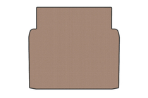 Mercedes S-class W221 2005–2013 Gummimatta för bagageutrymmet (kort, beige) foto 1