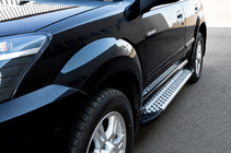 GreatWall Haval/Hover H3 2005–2013 Sidosteg Allmond Grey (2 st, aluminium) foto 1