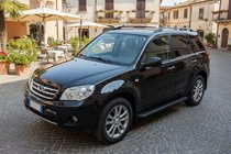 Chery Tiggo 3 2005– Sidosteg Allmond Black (2 st, aluminium) foto 1