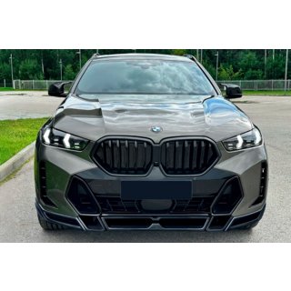 Frontläpp Lip LRT till främre stötfångare (för M-Sport 2023+, kolfiber) BMW X6 G06 2019–2027 foto 2
