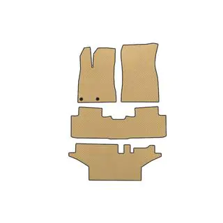 EVA-mattor (3 rader, beige)