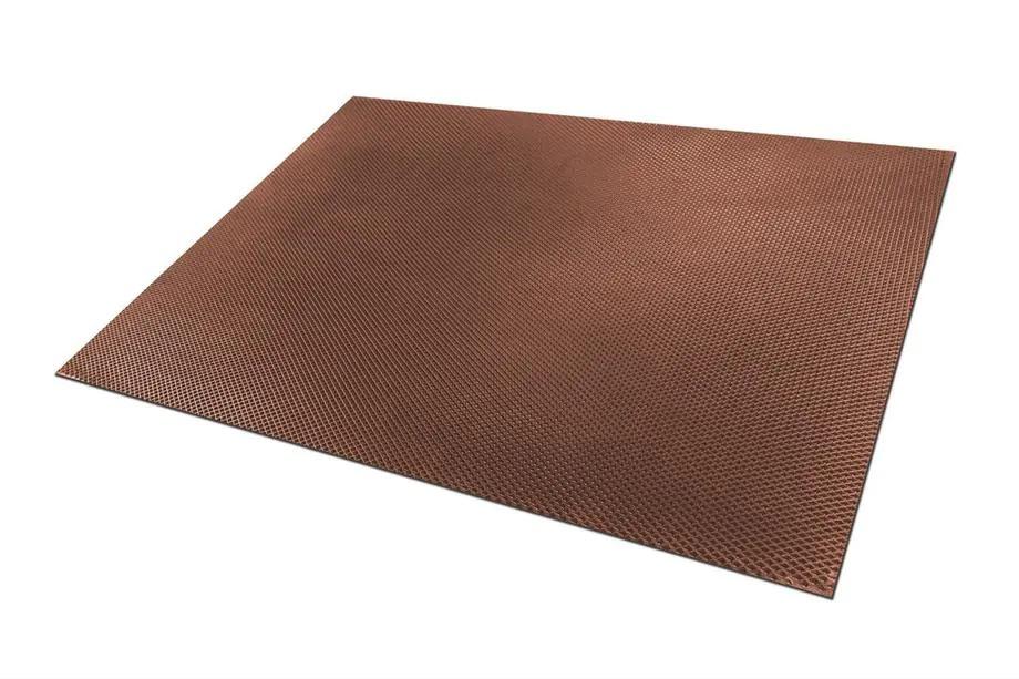 EVA-mattplatta för bilmattor 150×235 (diamantmönster, brun) Foto 1
