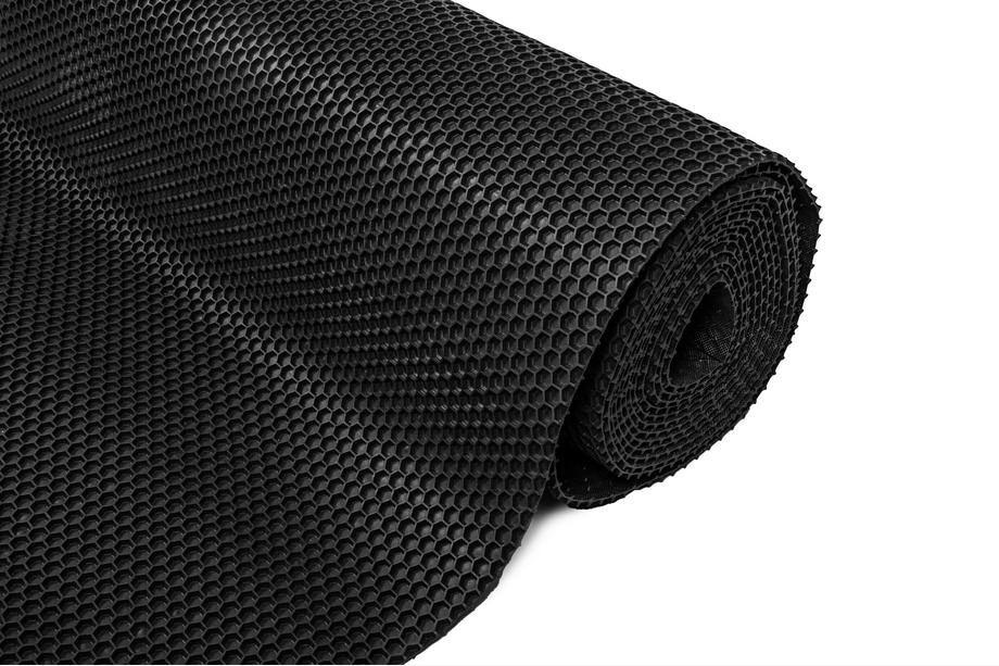 Gummiplatta för bilmattor 120×100 (honeycomb, svart) Foto 1