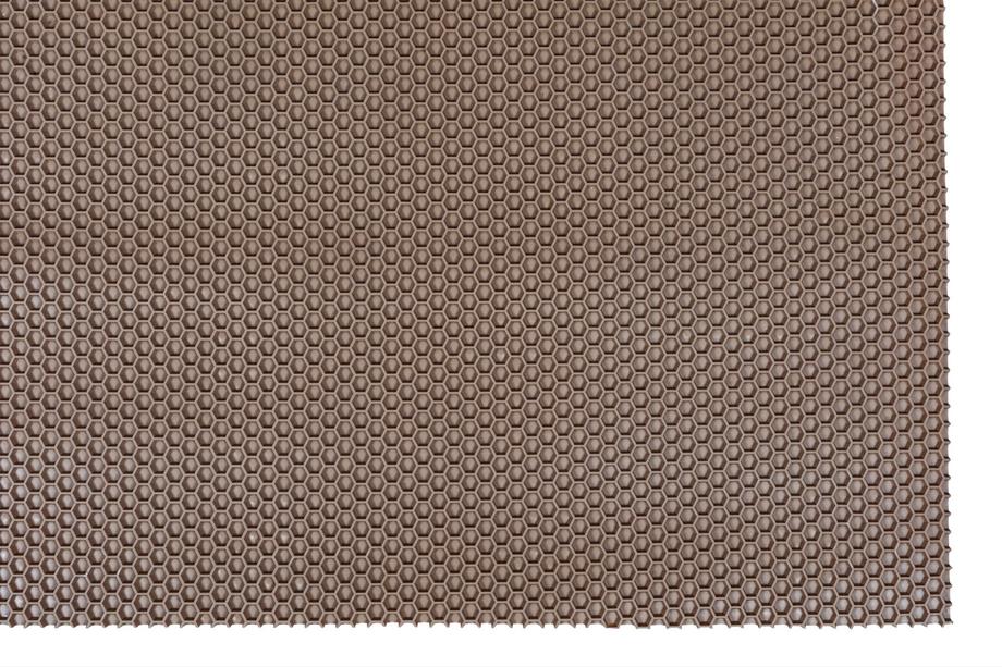 Gummimatta på rulle till bilmattor 120x100 cm (honungskaka, beige) Foto 9